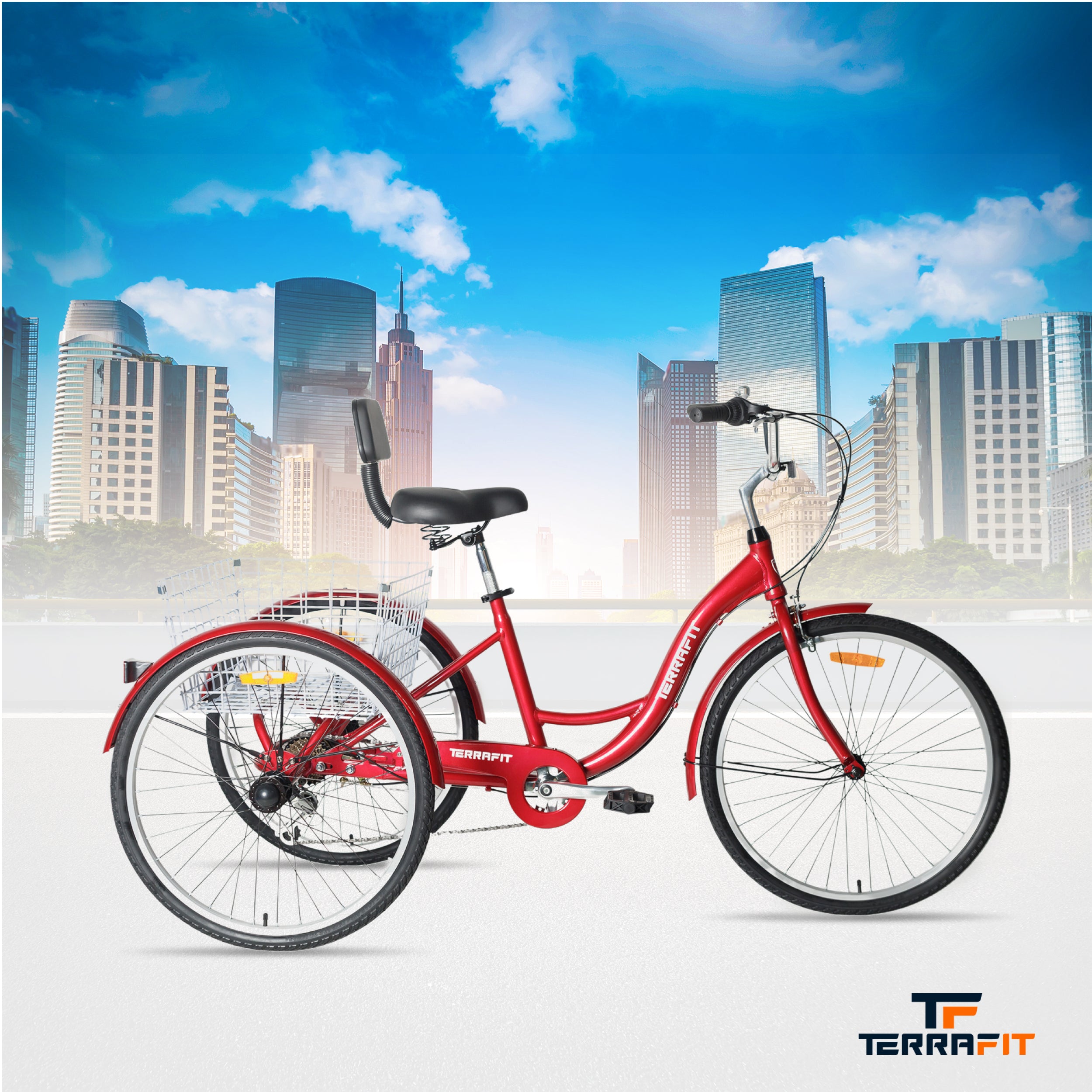 Triciclo para Adulto 3CYCLE Rodada 26 Shimano TerraFit