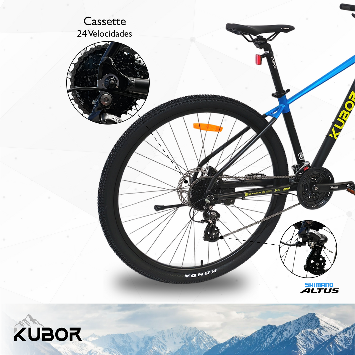 Bicicleta de Montaña Alien R29 de 24V KUBOR