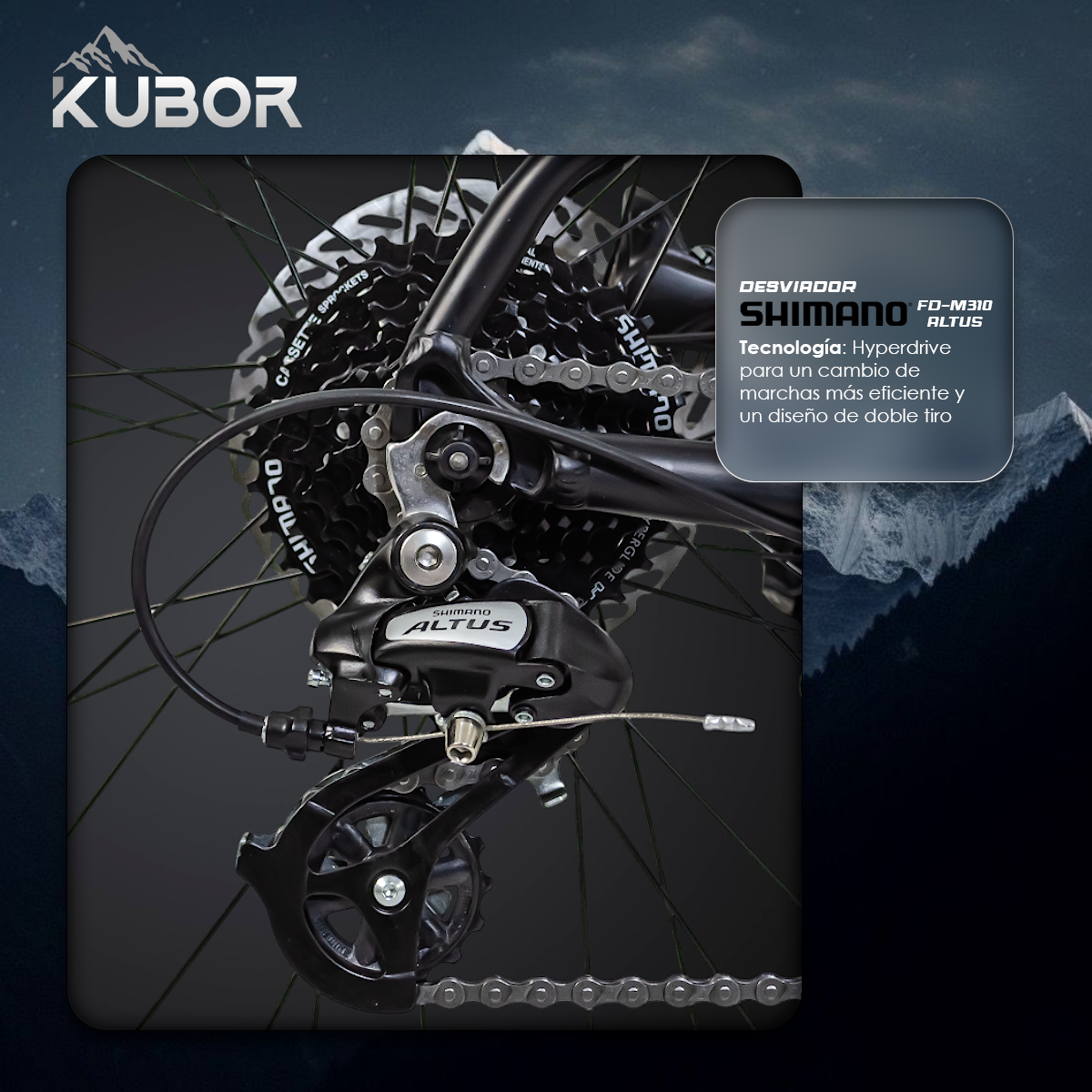 Bicicleta de Montaña Alien R29 de 24V KUBOR