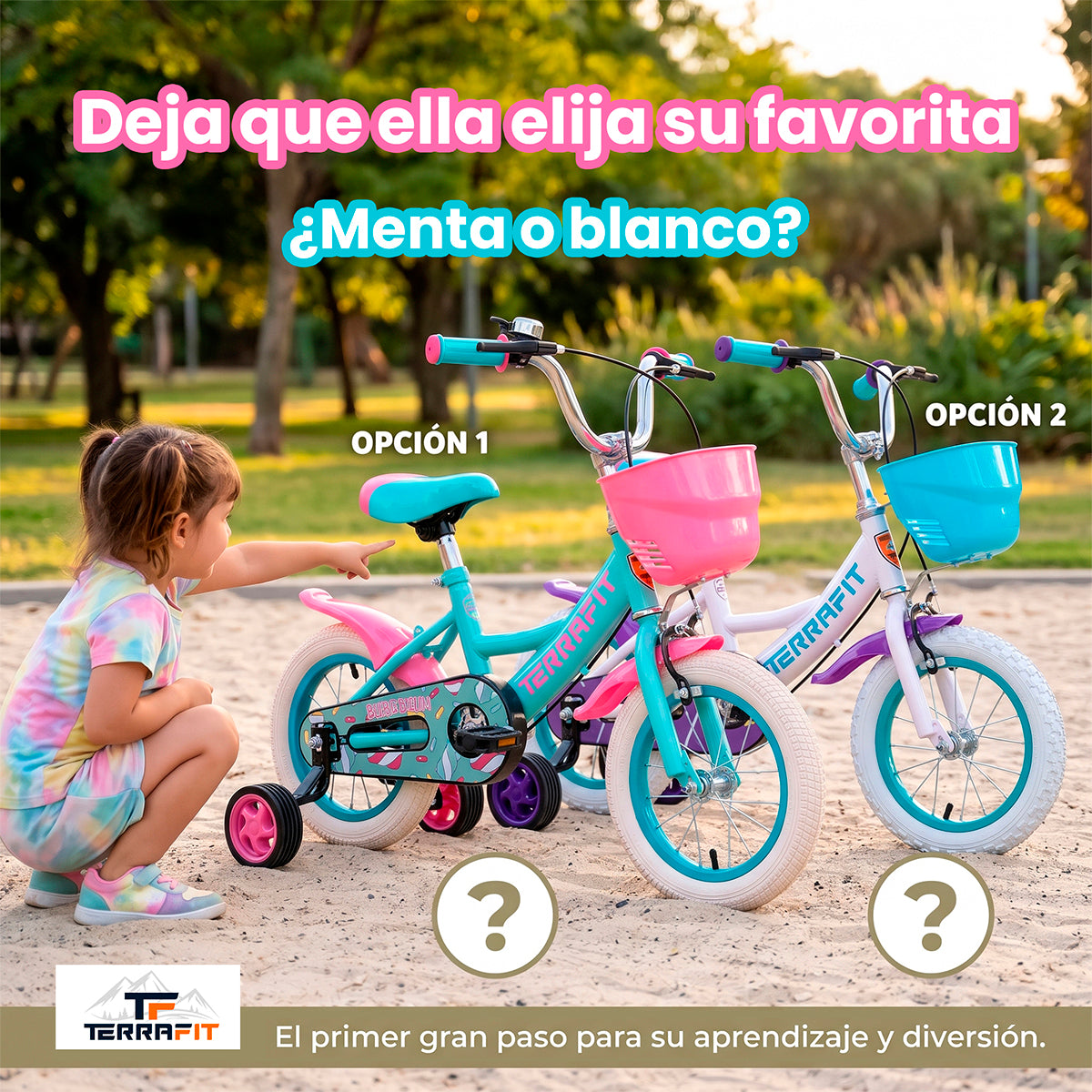 Bicicleta Infantil para Niña Bubblegum R12 Terrafit