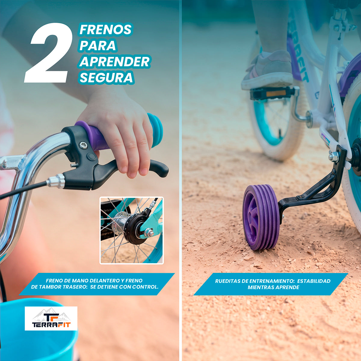 Bicicleta Infantil para Niña Bubblegum R12 Terrafit