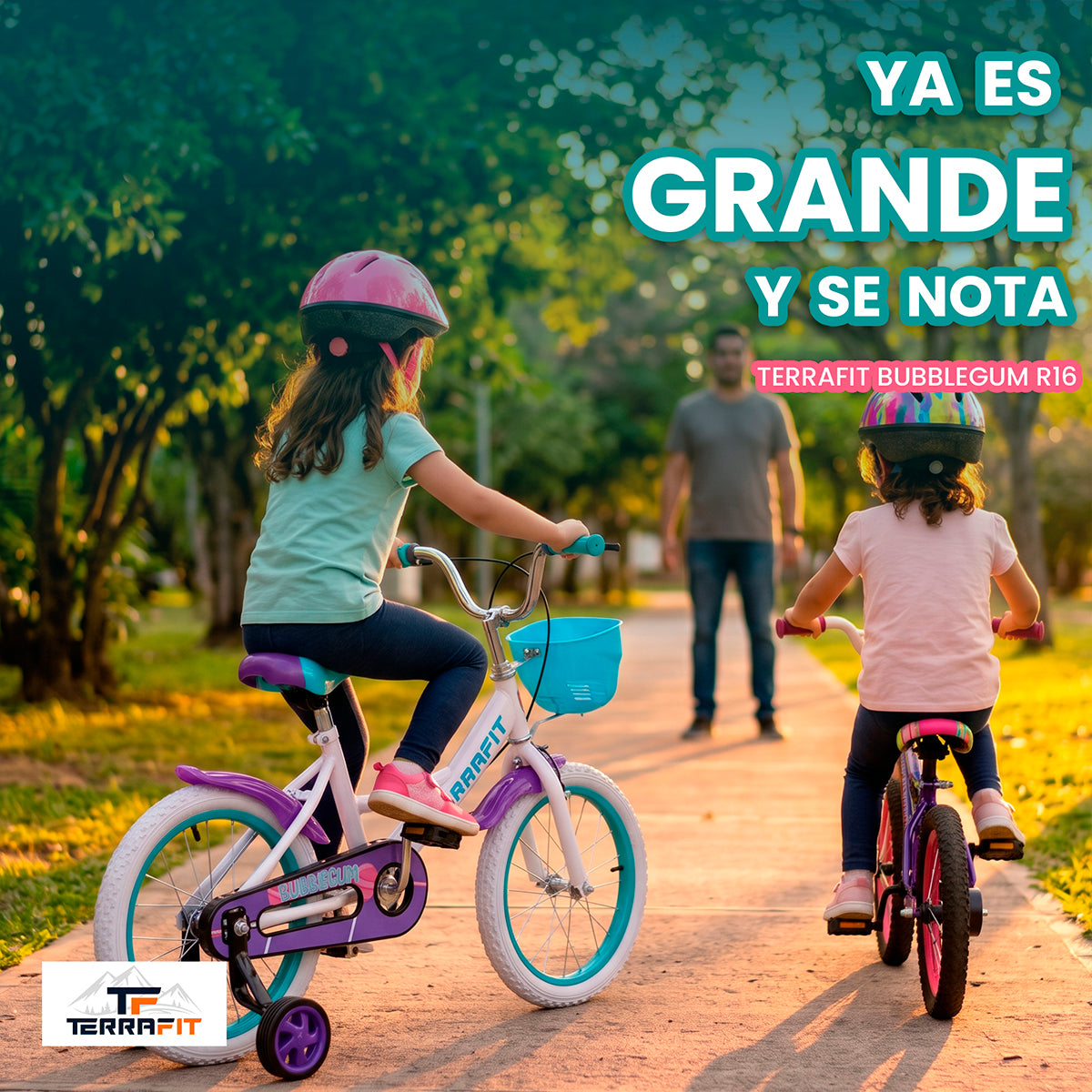 Bicicleta Infantil para Niña Bubblegum R16 Terrafit