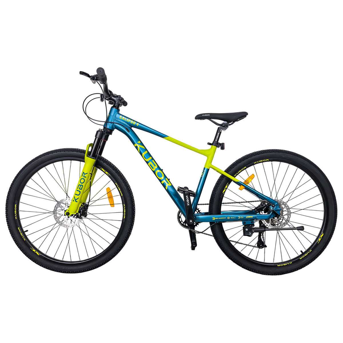 Bicicleta De Montaña Calipso 4 de Aluminio Rodada 27.5 9 Velocidades