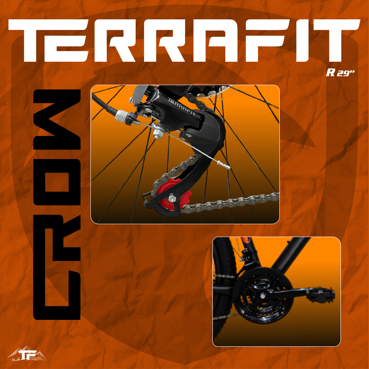 Bicicleta de Montaña Crow R29 de 21V Terrafit