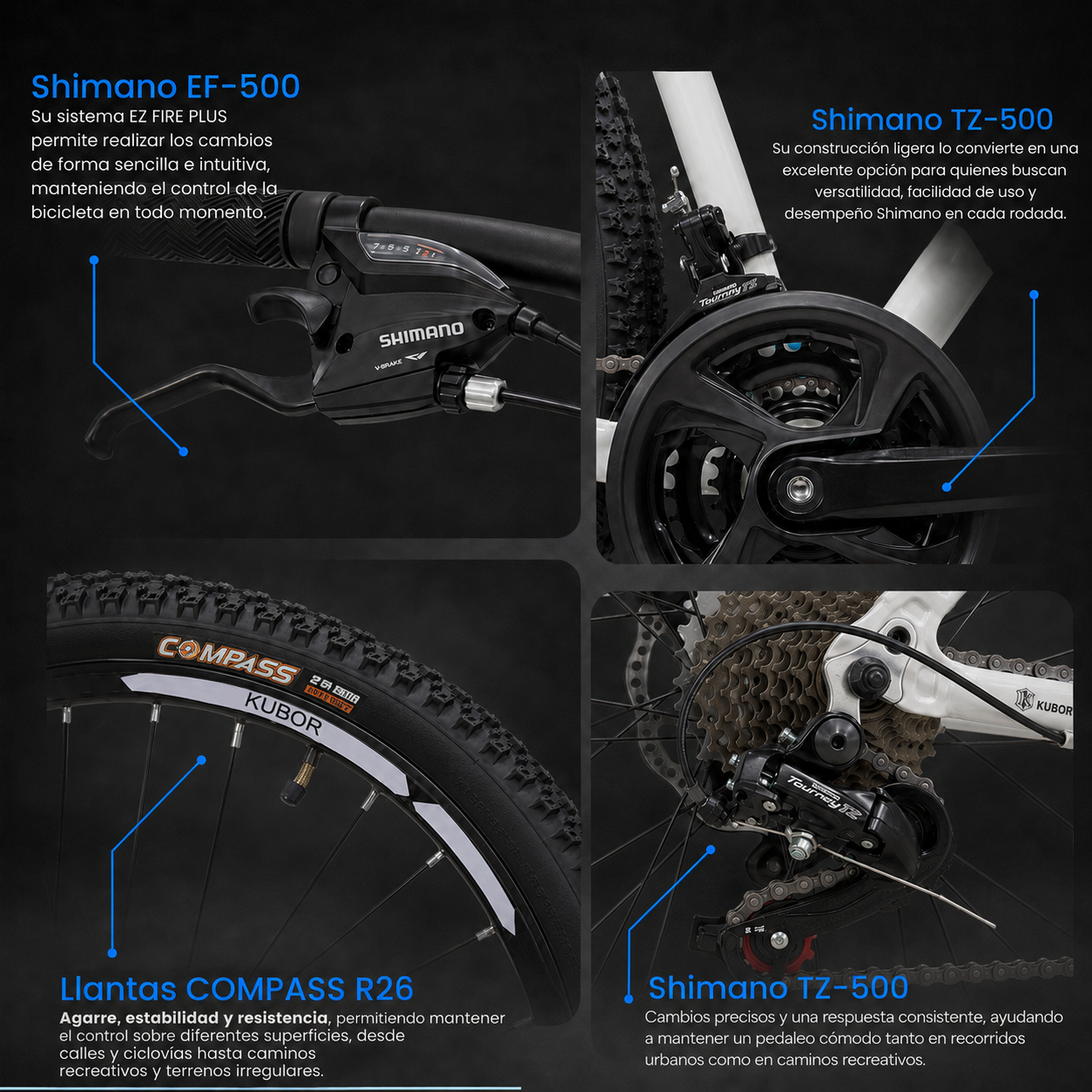 Bicicleta de Montaña Cosmo R26 21V KUBOR