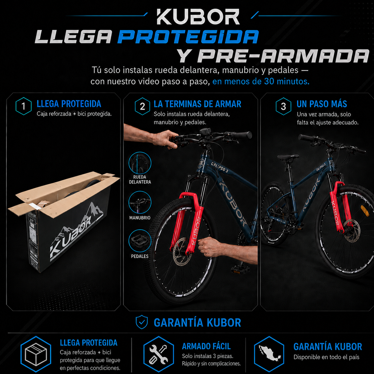 Bicicleta de Montaña Calipso 3 R29 21V KUBOR