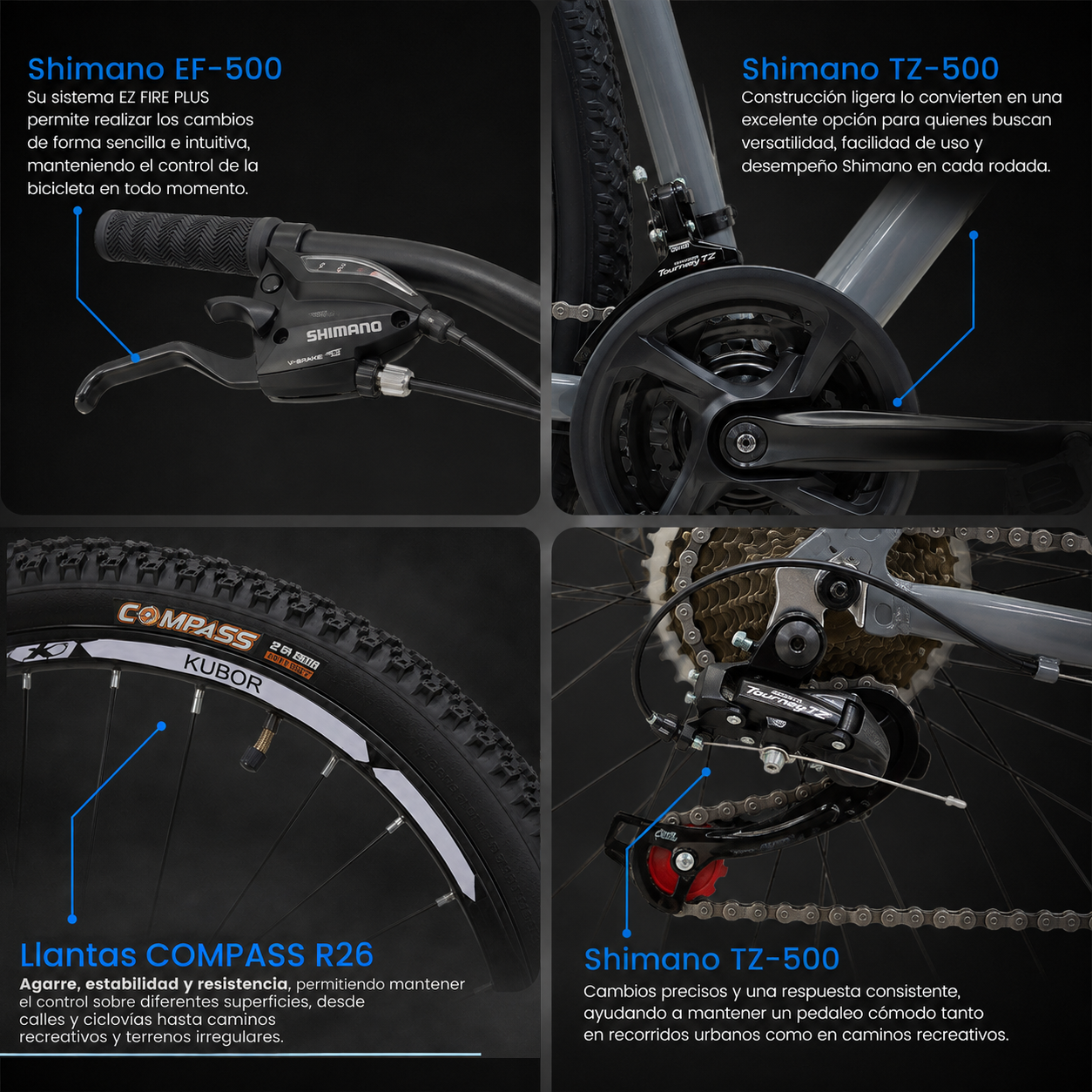 Bicicleta de Montaña Cosmo R26 21V KUBOR