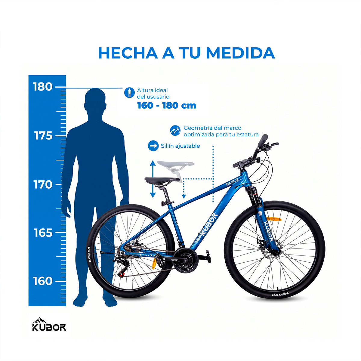 Bicicleta de Montaña Eagle R29 de 21V KUBOR