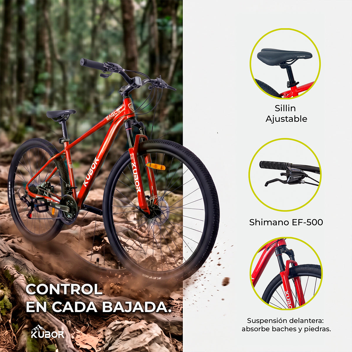 Bicicleta de Montaña Eagle R29 de 21V KUBOR