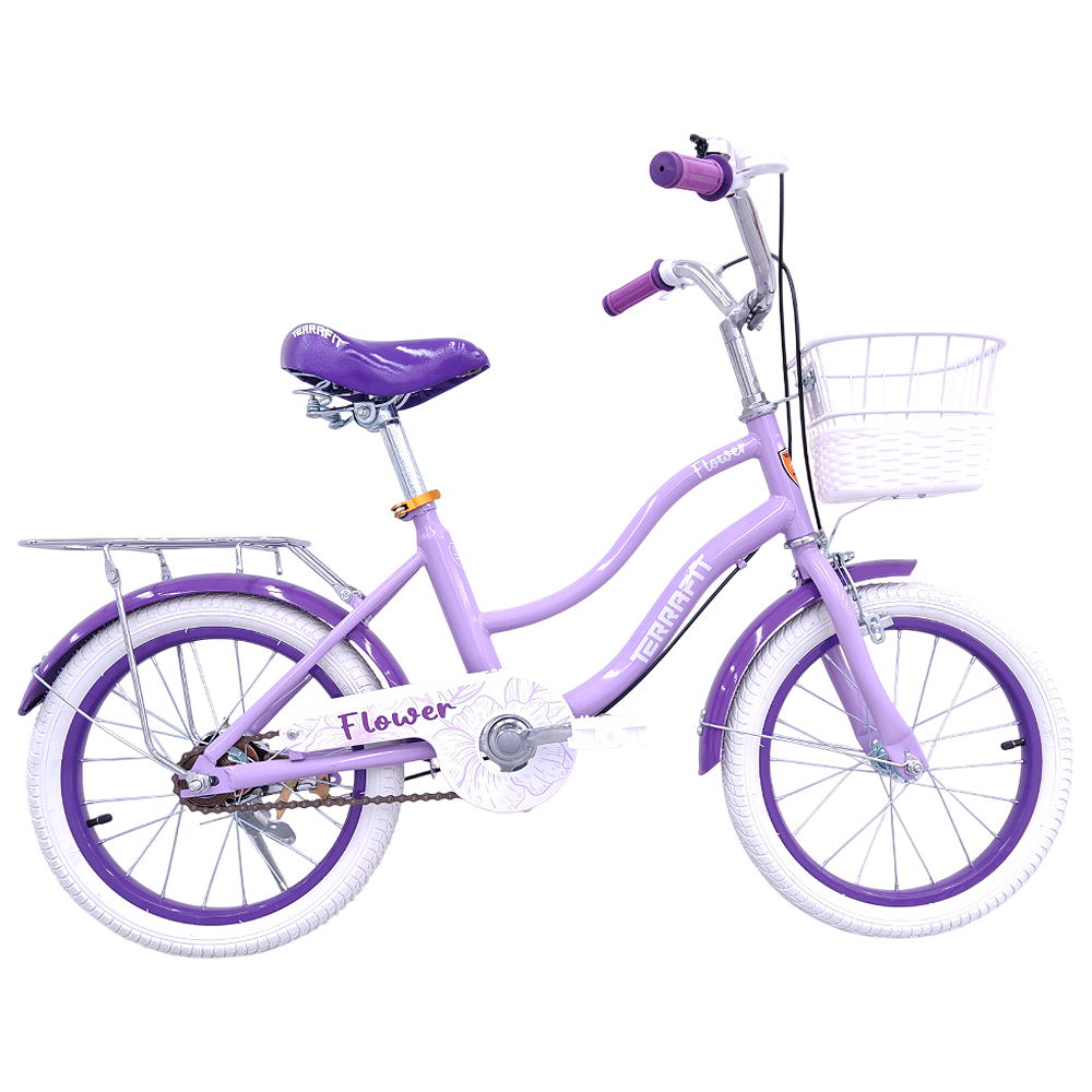 Bicicleta Infantil Para Niña FLOWER R16