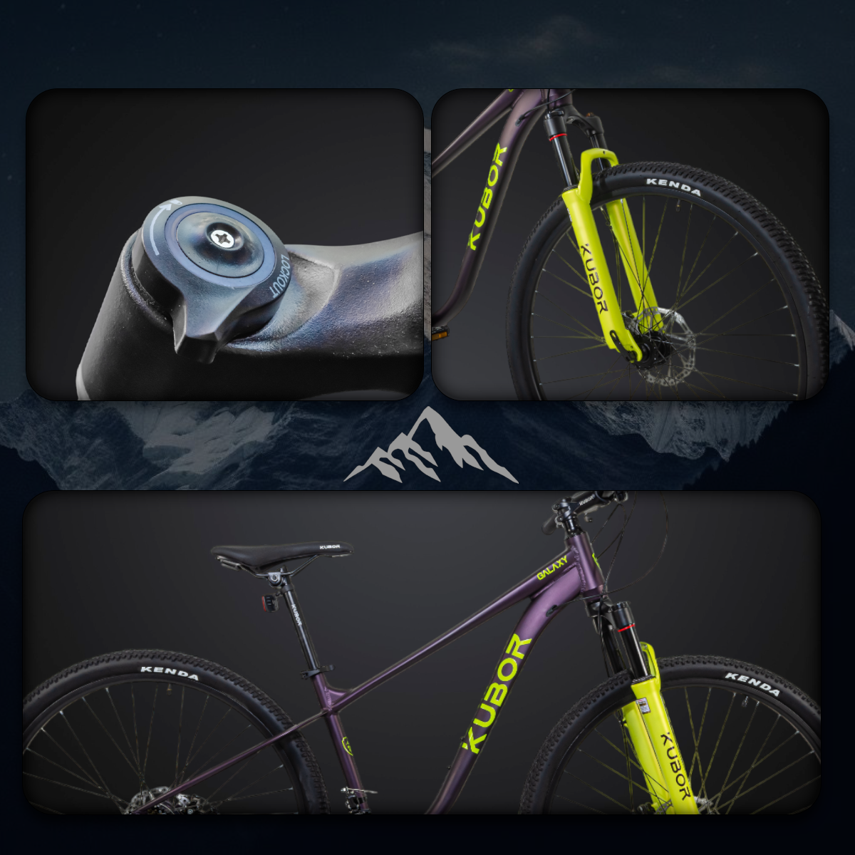 Bicicleta de Montaña Galaxy R29 de 21V KUBOR