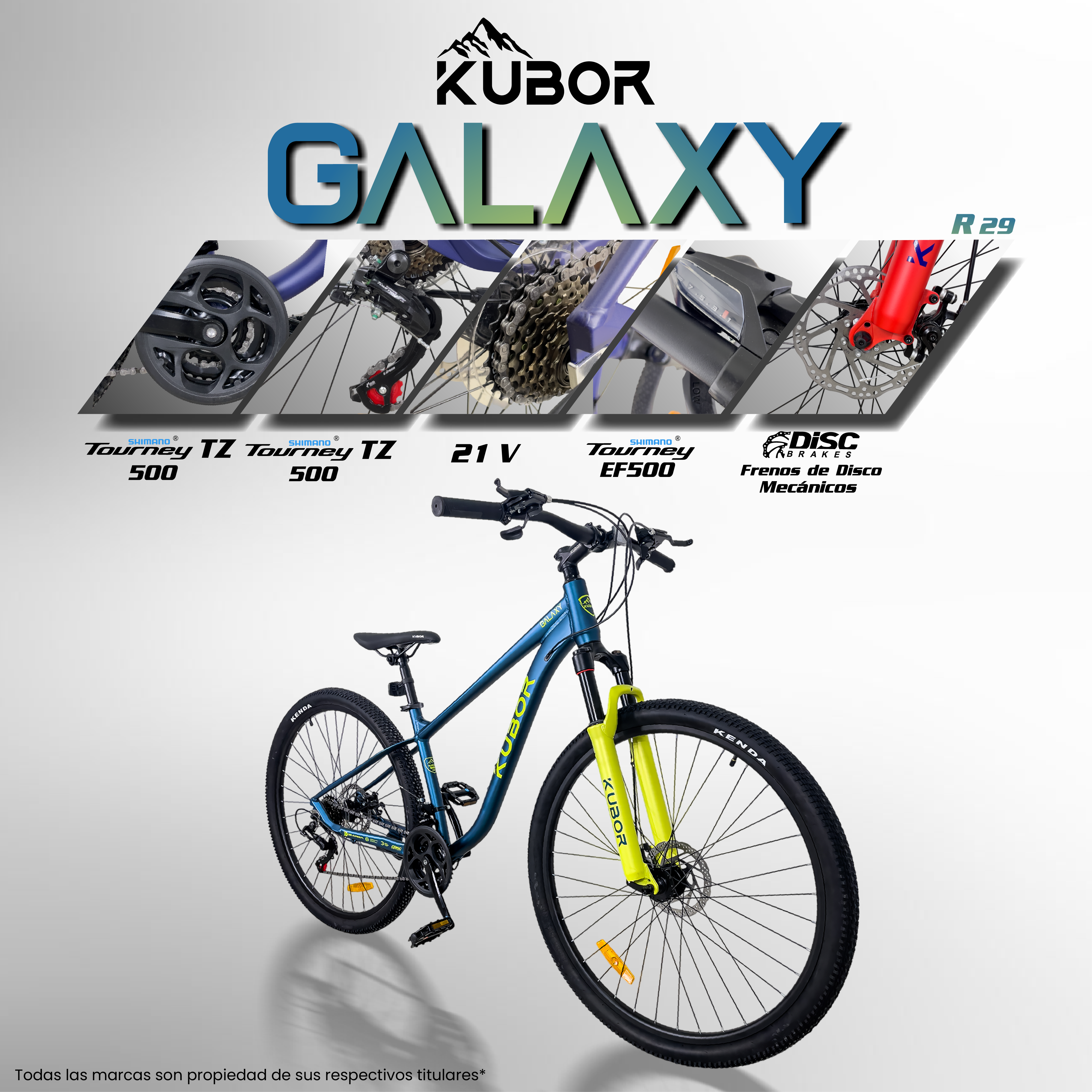 Bicicleta de Montaña GALAXY R29 21V
