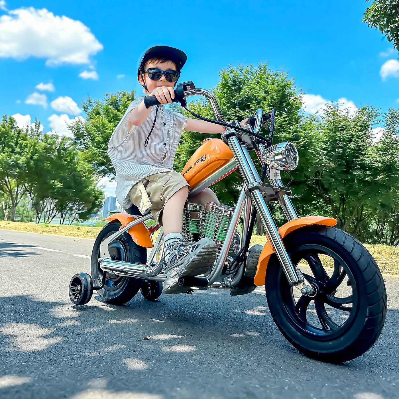 Llantas de Entrenamiento para Moto Infantil Eléctrica.