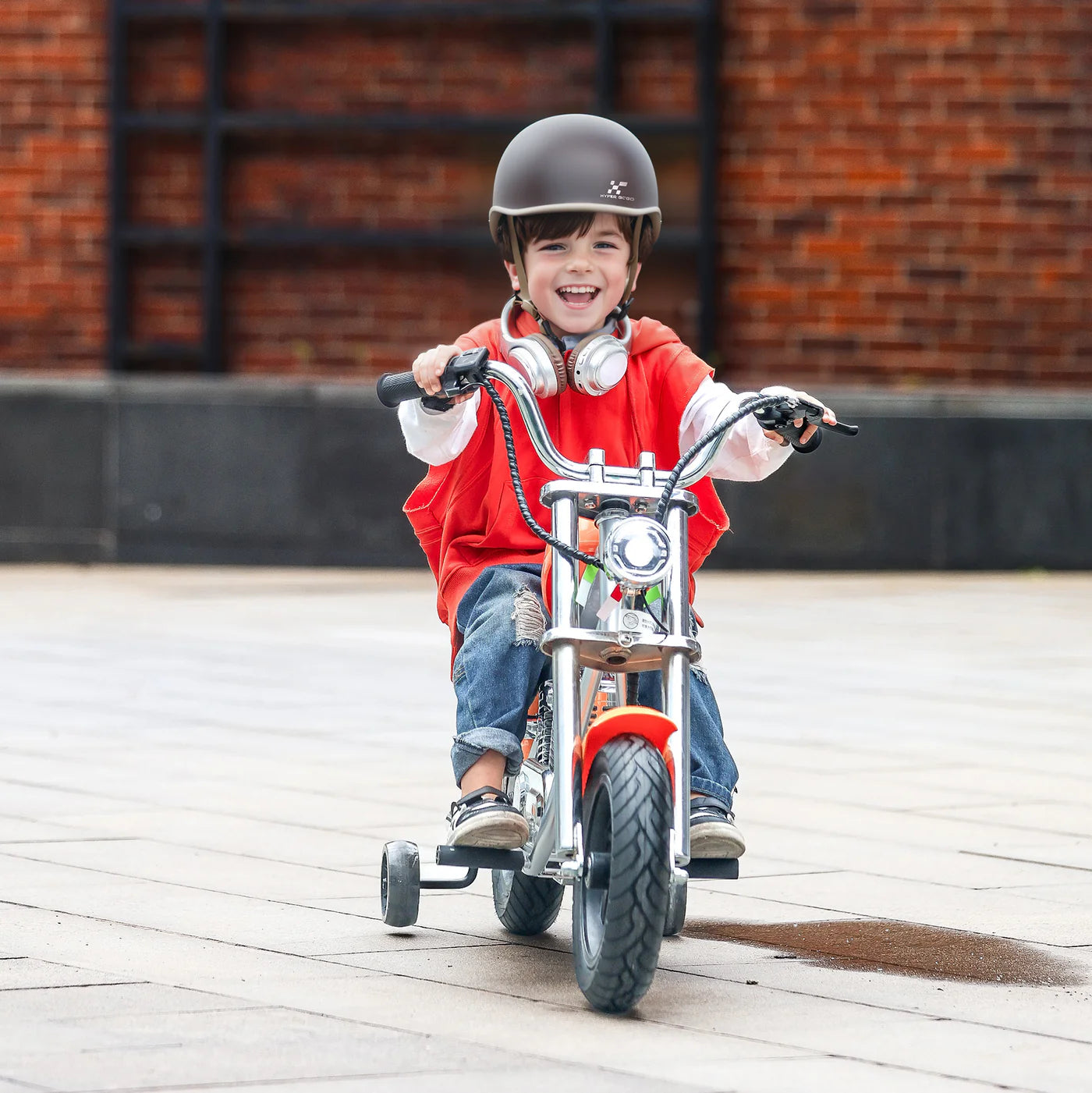 Llantas de Entrenamiento para Moto Infantil Eléctrica.