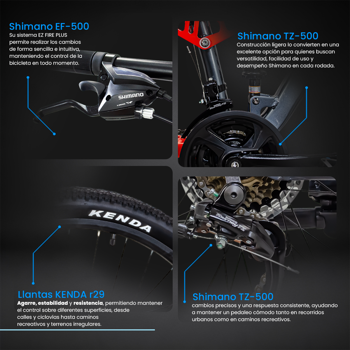 Bicicleta de Montaña Mallory R29 21V KUBOR