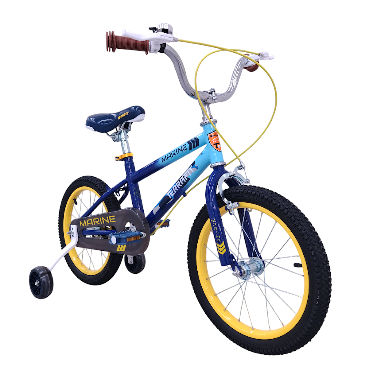 Bicicleta Infantil Para Niño MARINE R16 Azul