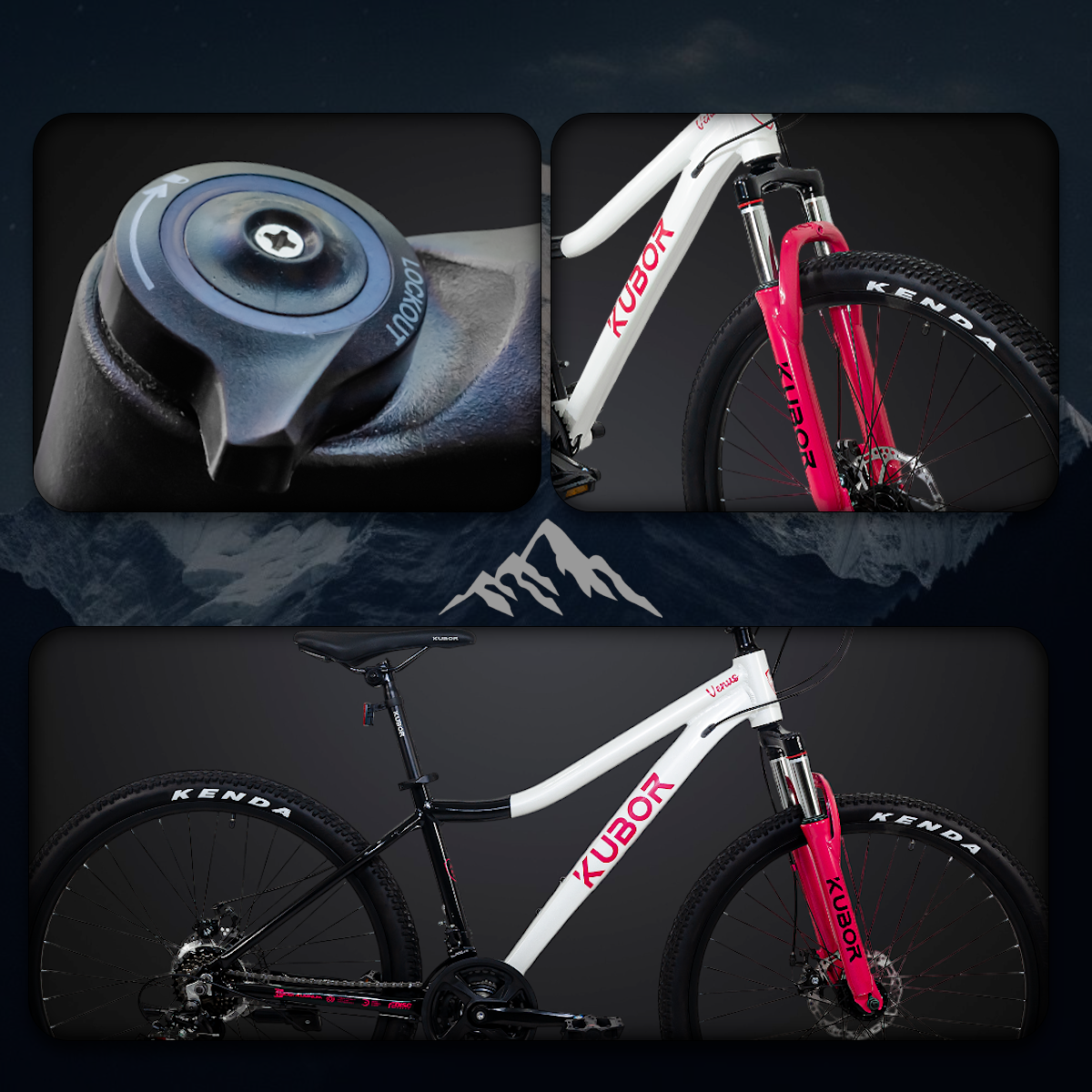 Bicicleta de Montaña para Mujer Venus R26 de 21V Kubor