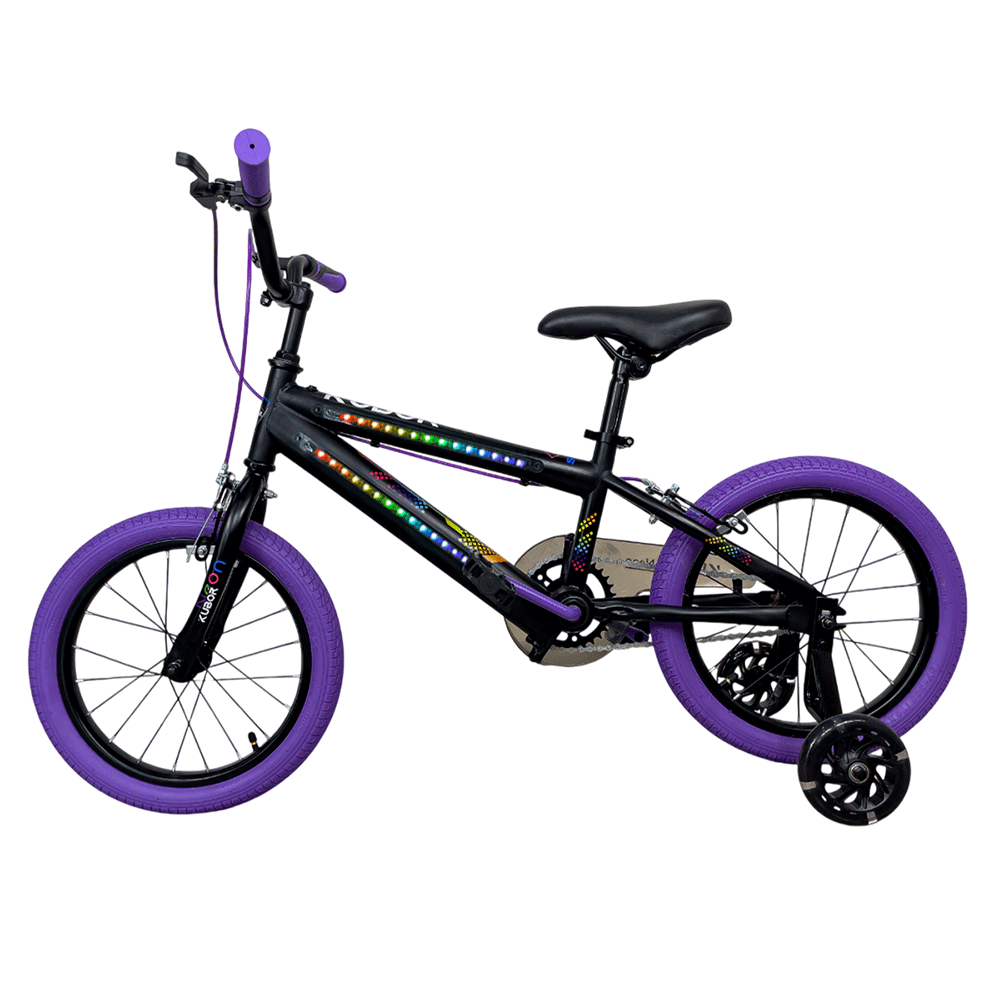 Bicicleta Infantil Unisex Neon R16 KUBOR Kids