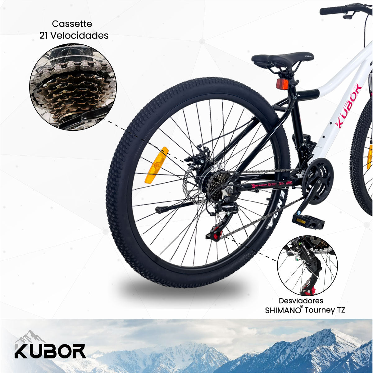 Bicicleta de Montaña VENUS Rodada 26 de 21 Velocidades