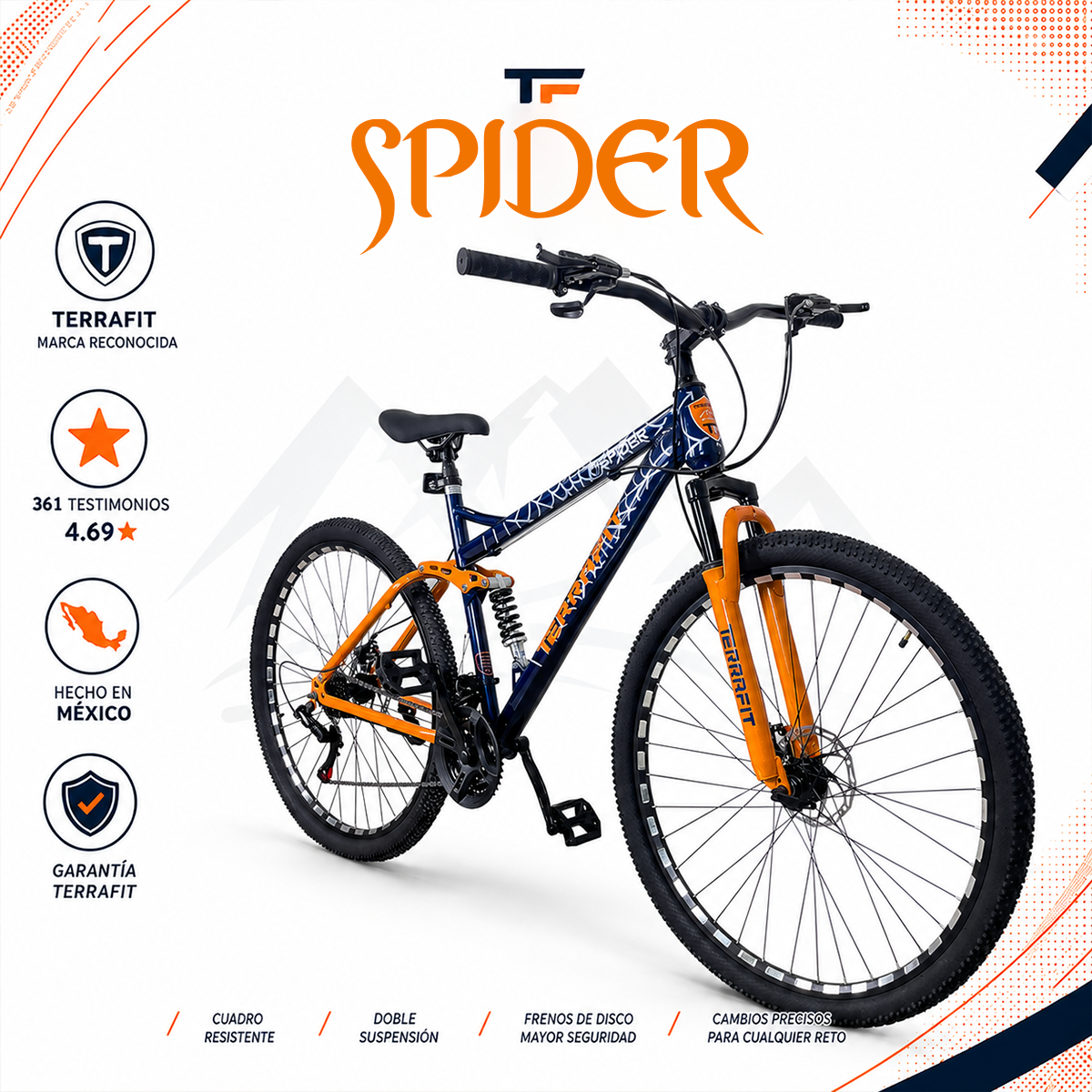 Bicicleta de Montaña Spider R29 21V Terrafit
