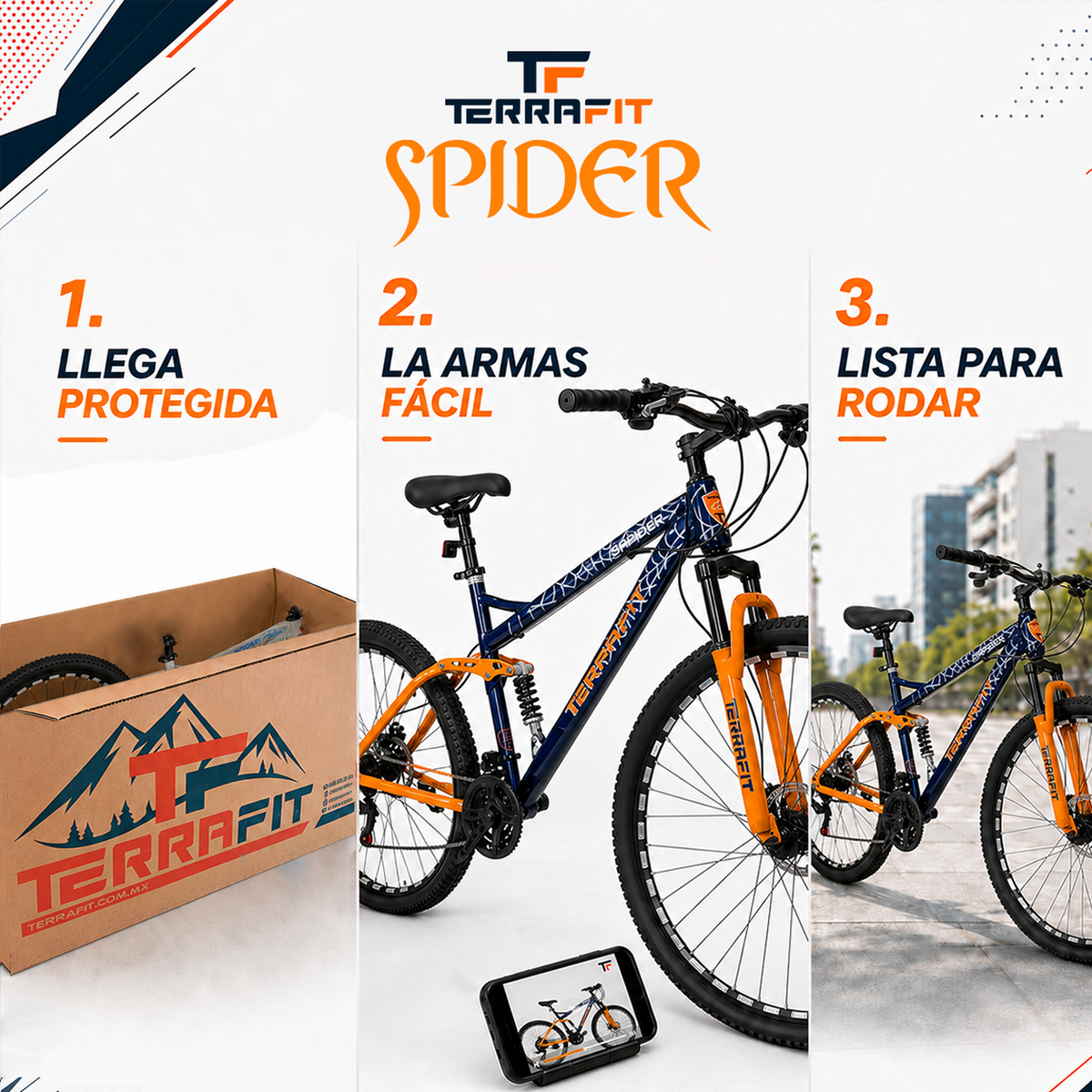 Bicicleta de Montaña Spider R29 21V Terrafit