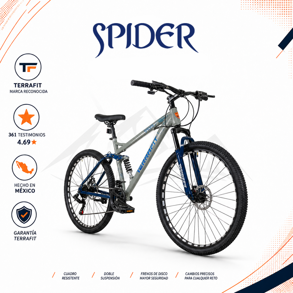 Bicicleta de Montaña Spider R29 21V Terrafit