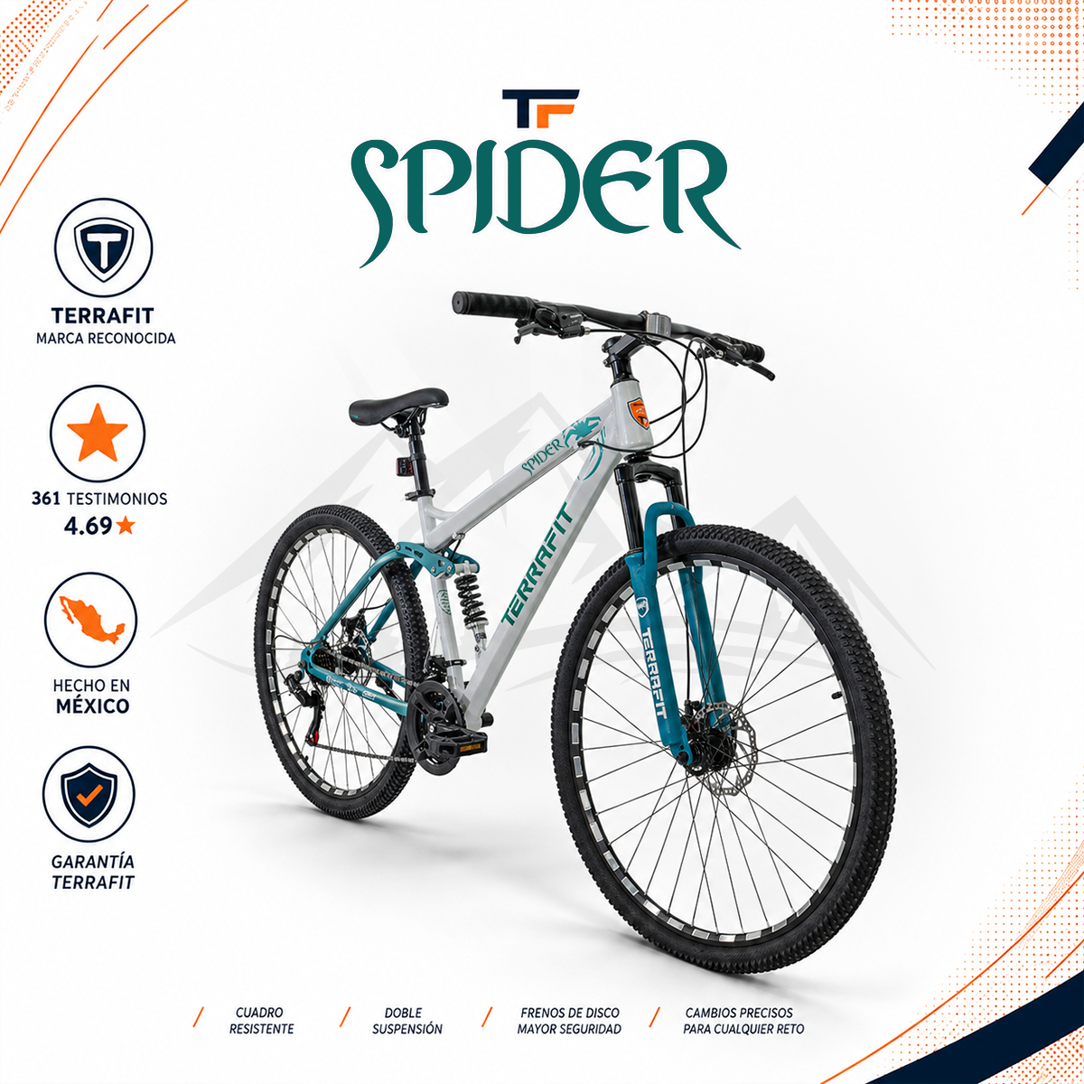 Bicicleta de Montaña Spider R29 21V Terrafit