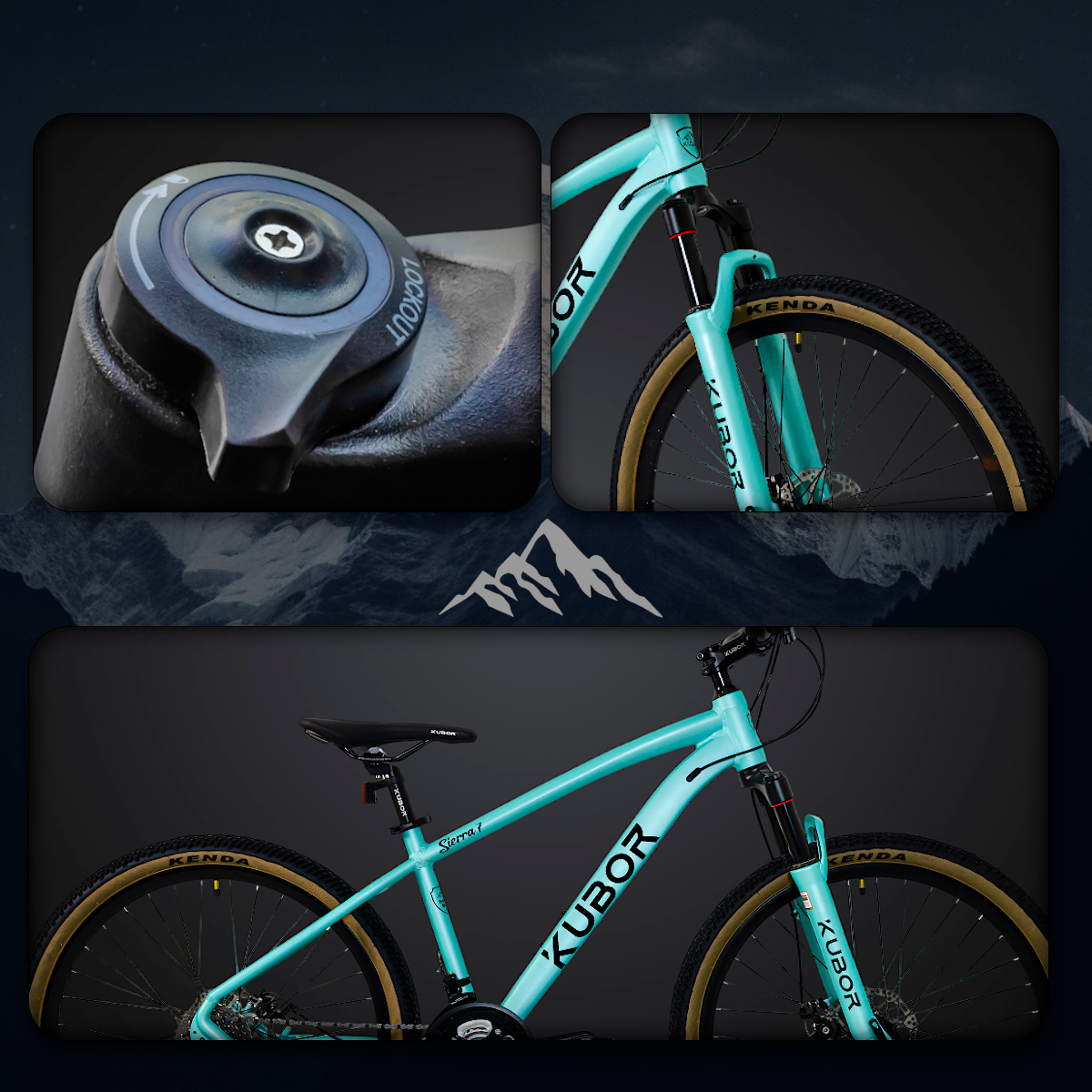 Bicicleta de Montaña Sierra R26 de 24V Kubor
