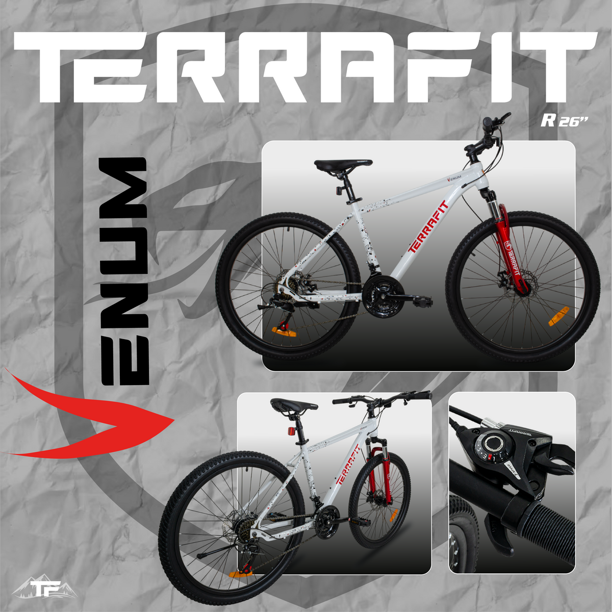 Bicicleta de Montaña Venum R26 de 21V Terrafit