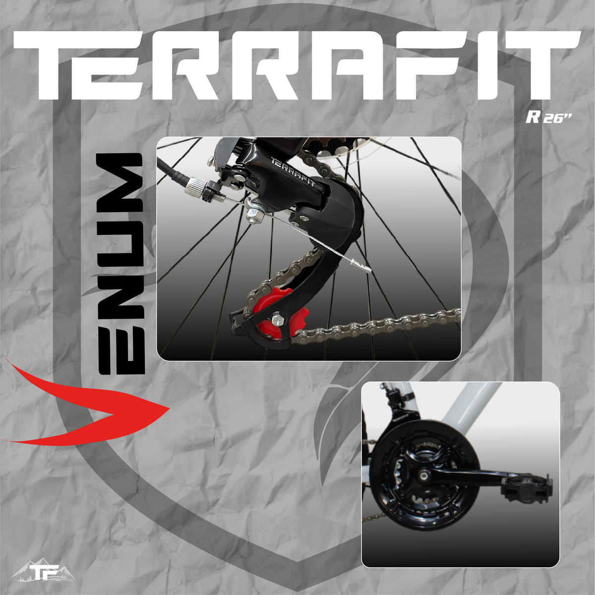 Bicicleta de Montaña Venum R26 de 21V Terrafit