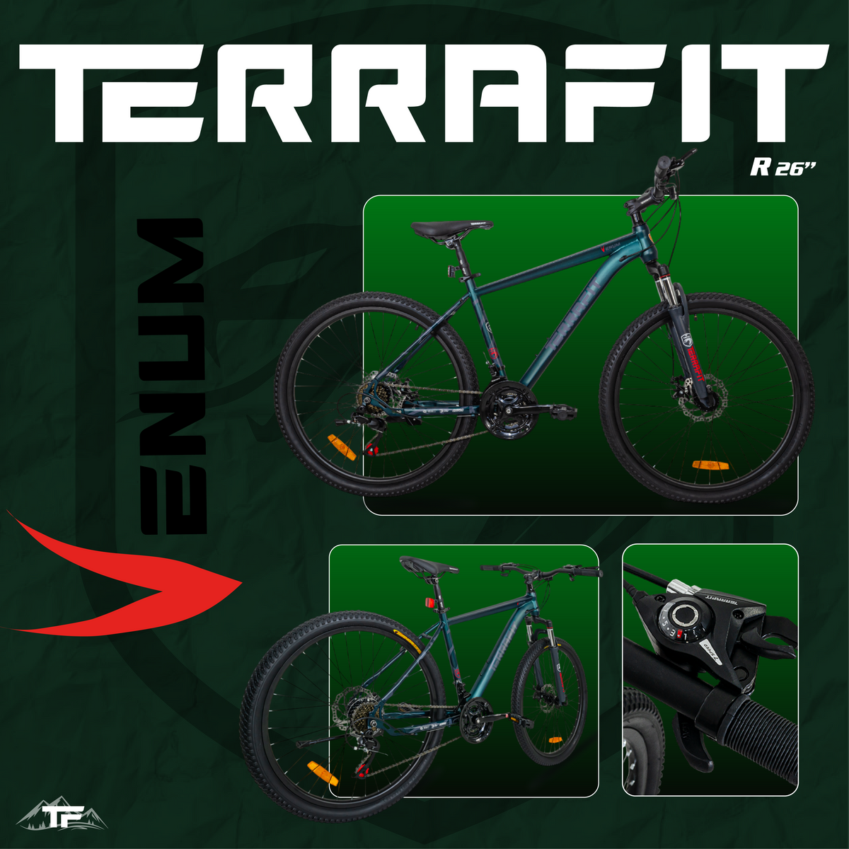 Bicicleta de Montaña Venum R26 de 21V Terrafit
