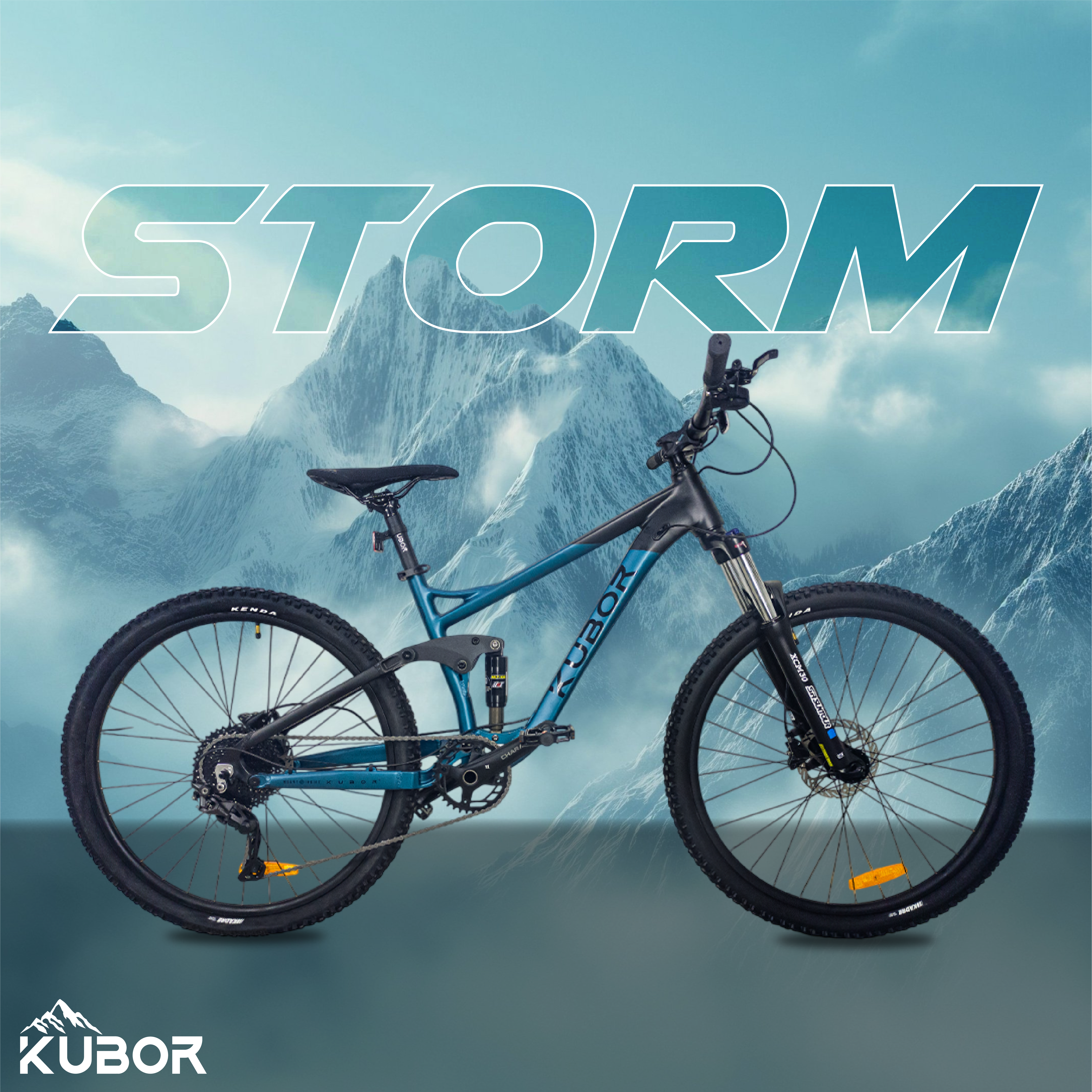 Bicicleta de Montaña R27.5 STORM Azul