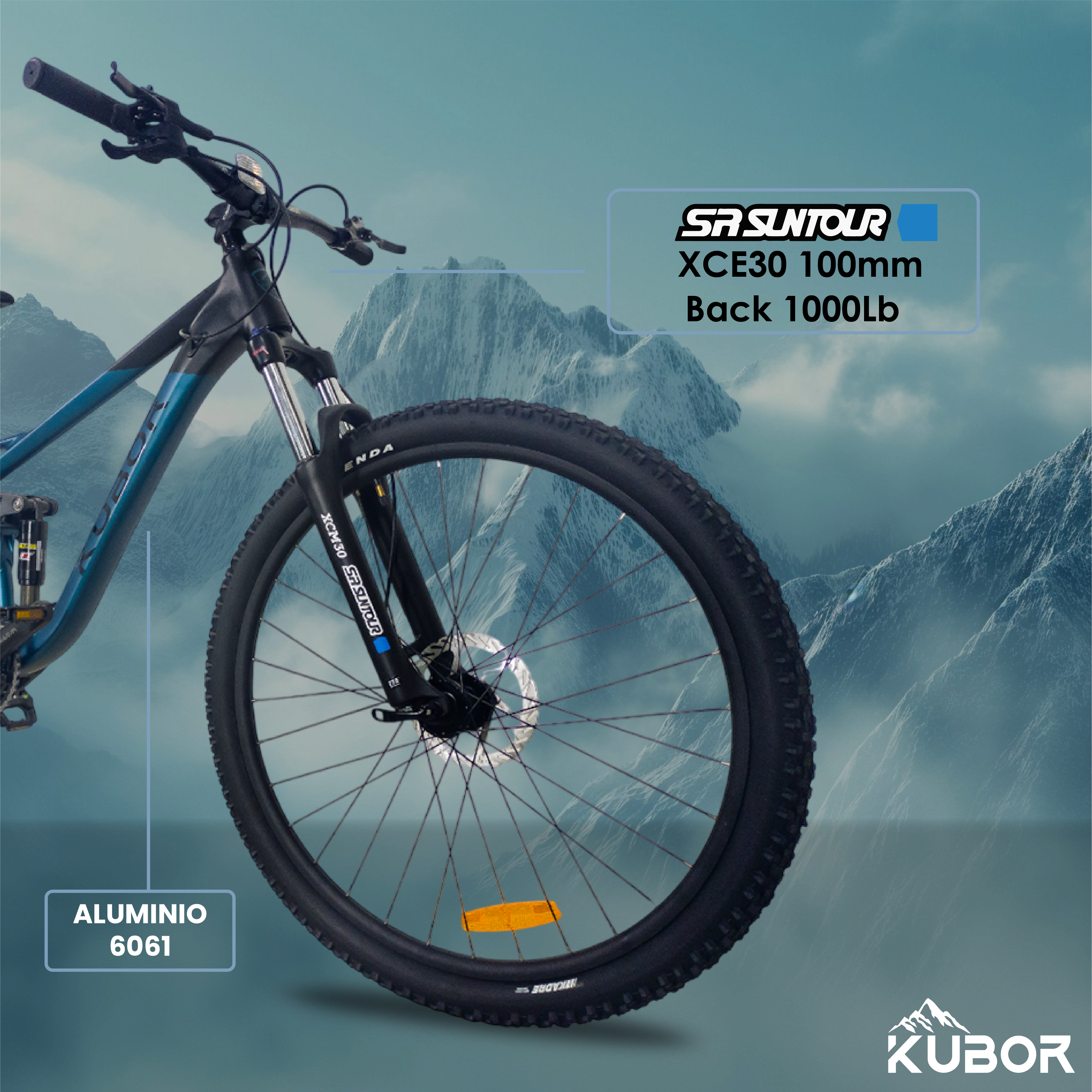 Bicicleta de Montaña R27.5 STORM Azul