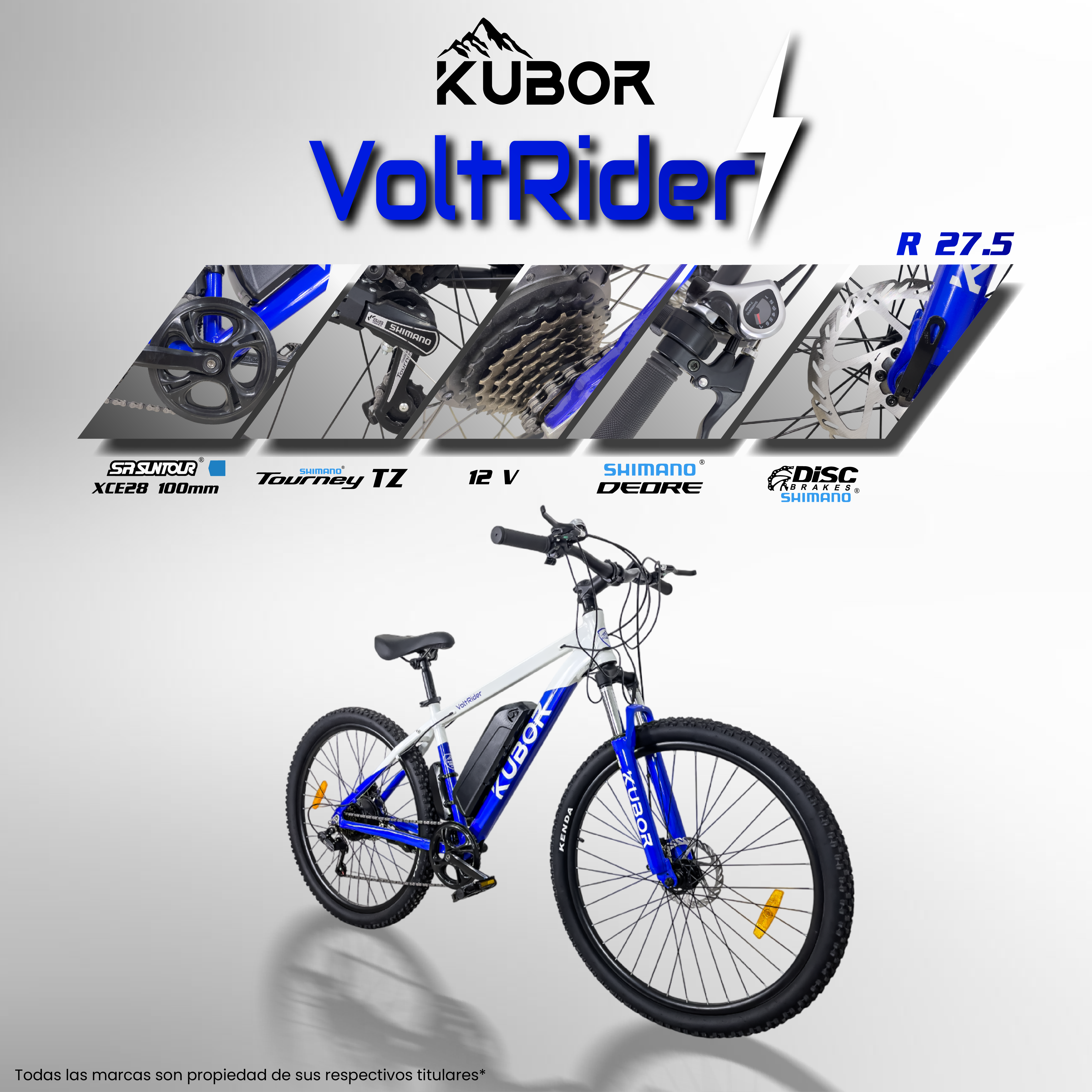 Bicicleta de montaña eléctrica Volt Rider Rodada 27.5
