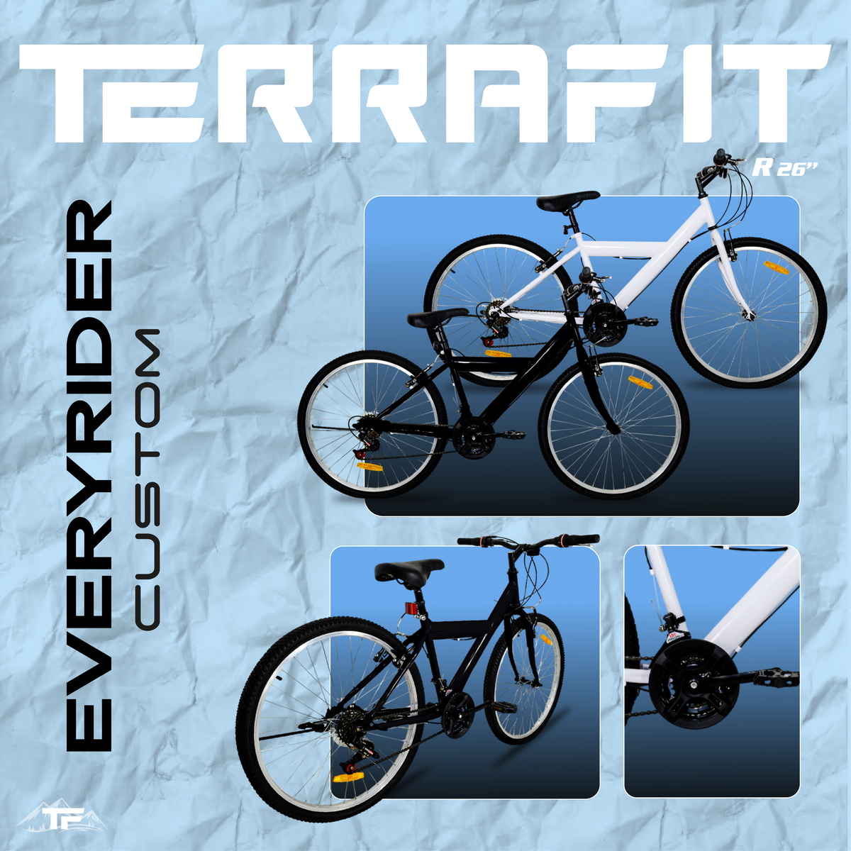 Bicicleta Urbana Everyride Para Mujer R26 de 21V Terrafit
