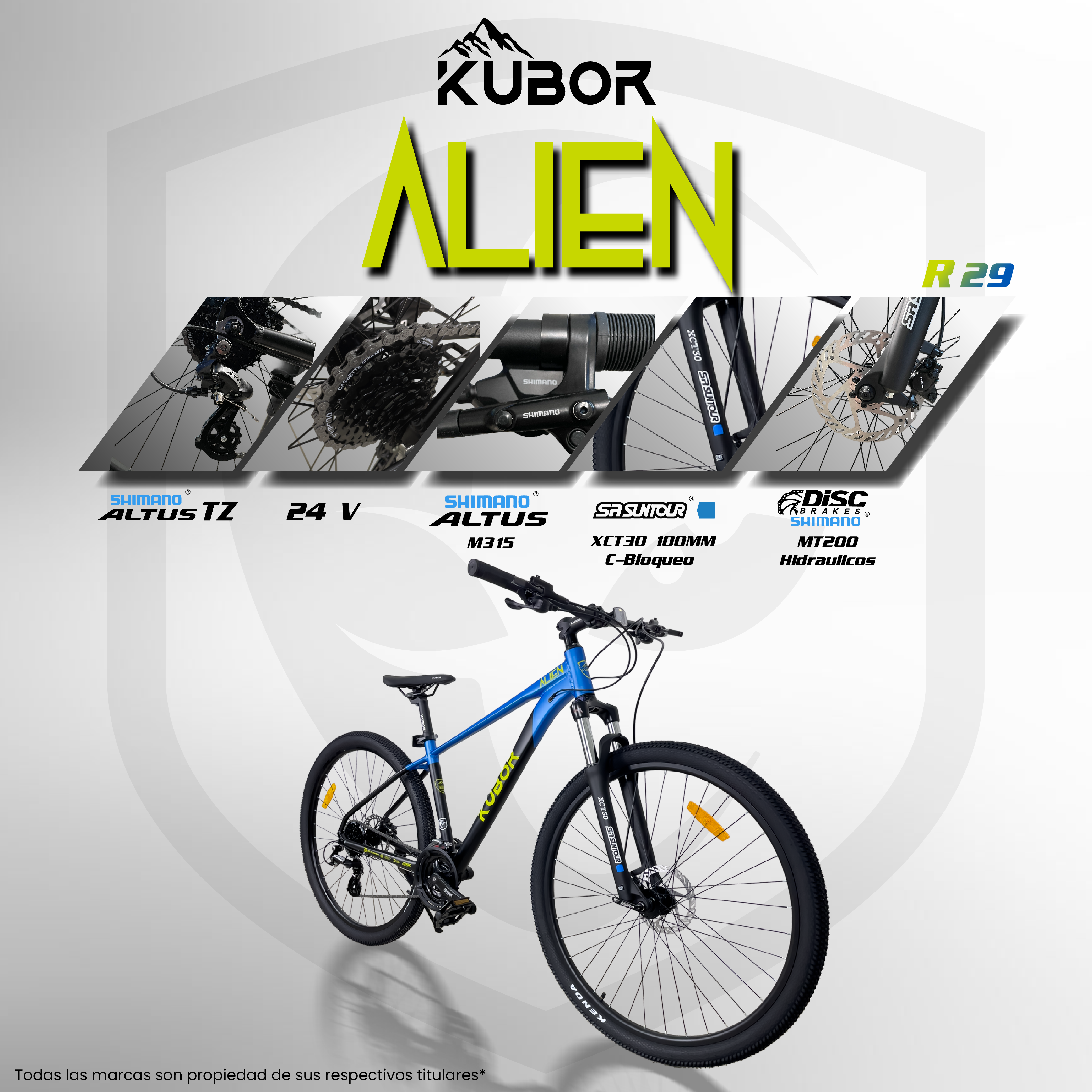 Bicicleta de Montaña ALIEN R29 24V