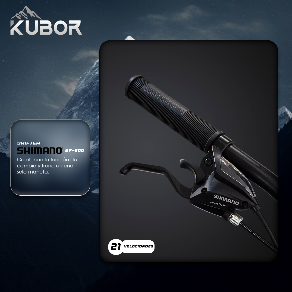 Bicicleta de Montaña Alpine R29 de 21V KUBOR