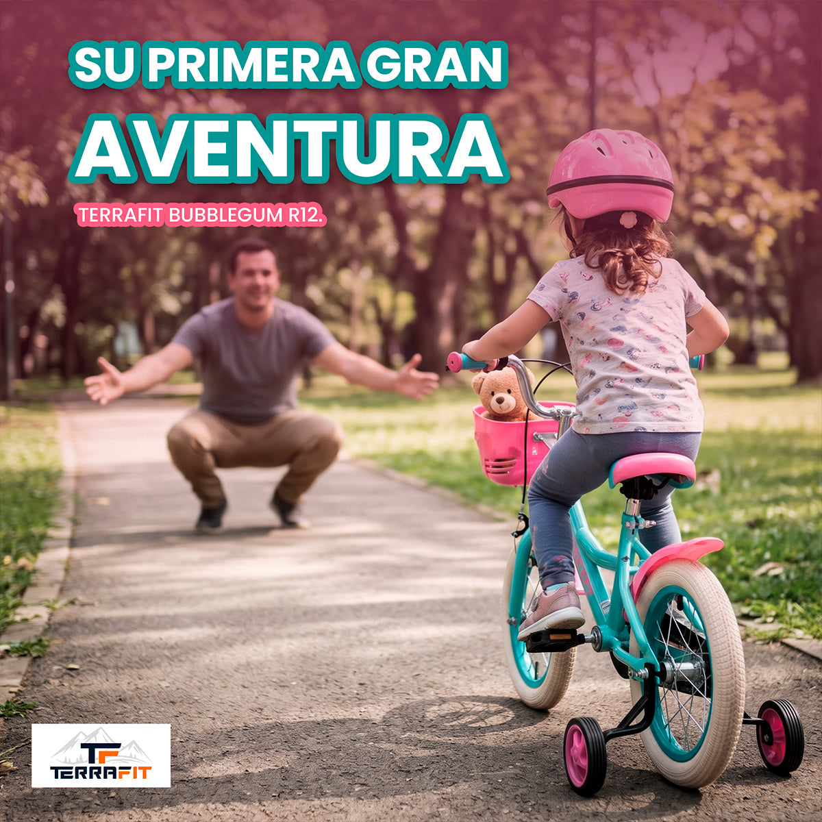 Bicicleta Infantil para Niña Bubblegum R12 Terrafit