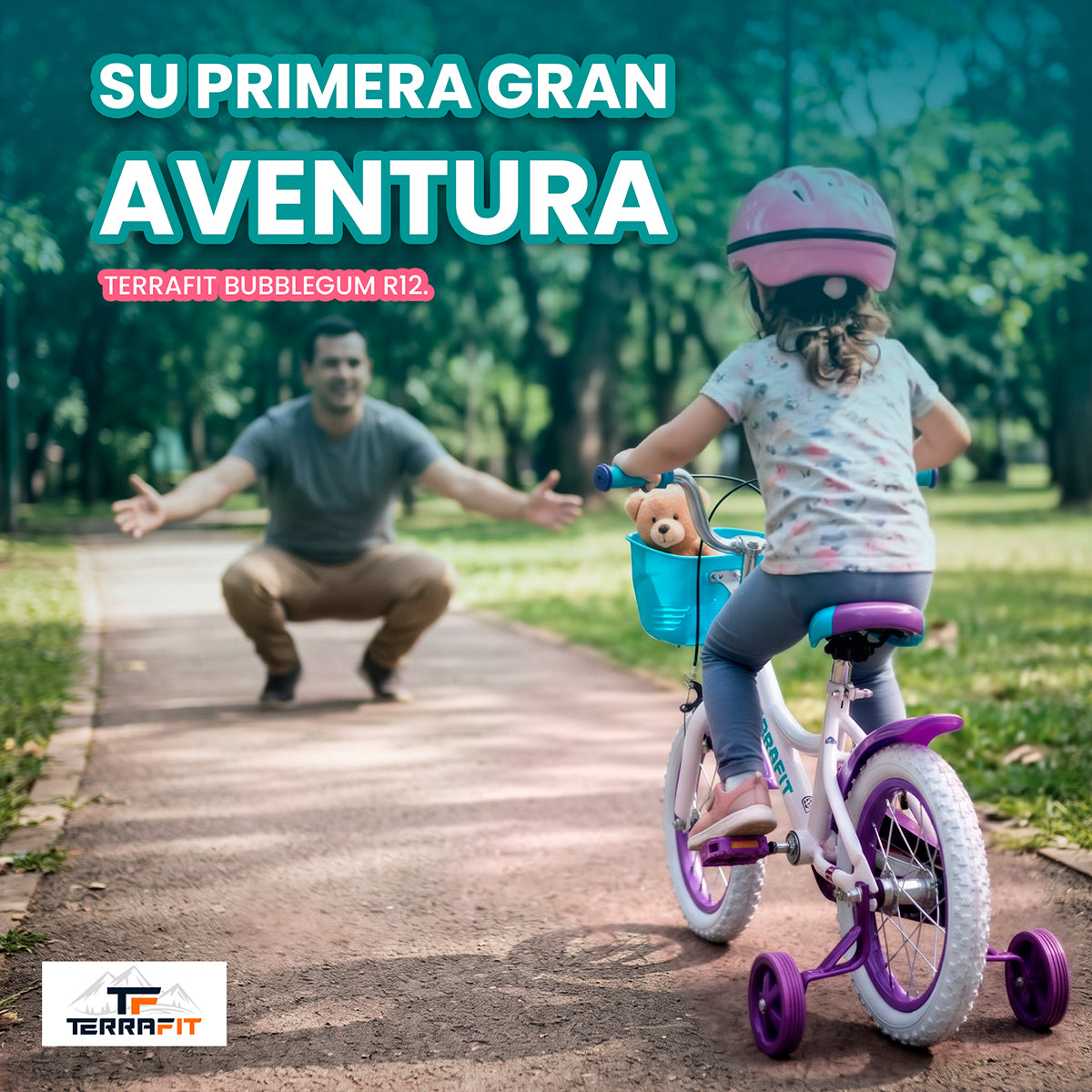 Bicicleta Infantil para Niña Bubblegum R12 Terrafit