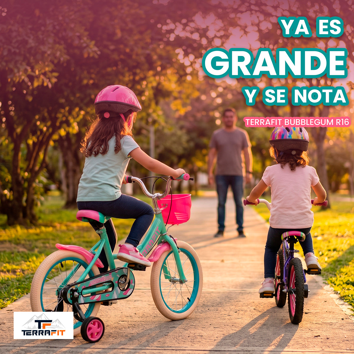 Bicicleta Infantil para Niña Bubblegum R16 Terrafit