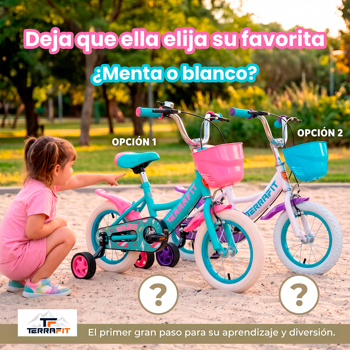 Bicicleta Infantil para Niña Bubblegum R16 Terrafit