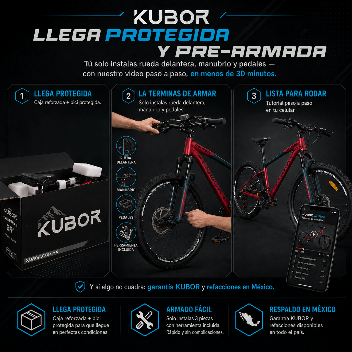 Bicicleta de Montaña Calipso 3 R27.5 21V KUBOR