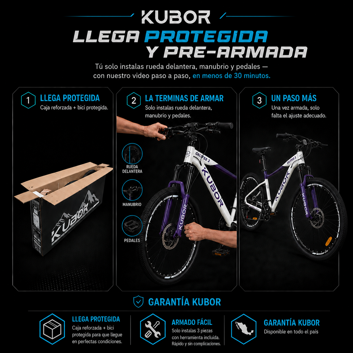 Bicicleta de Montaña Calipso 3 R27.5 21V KUBOR