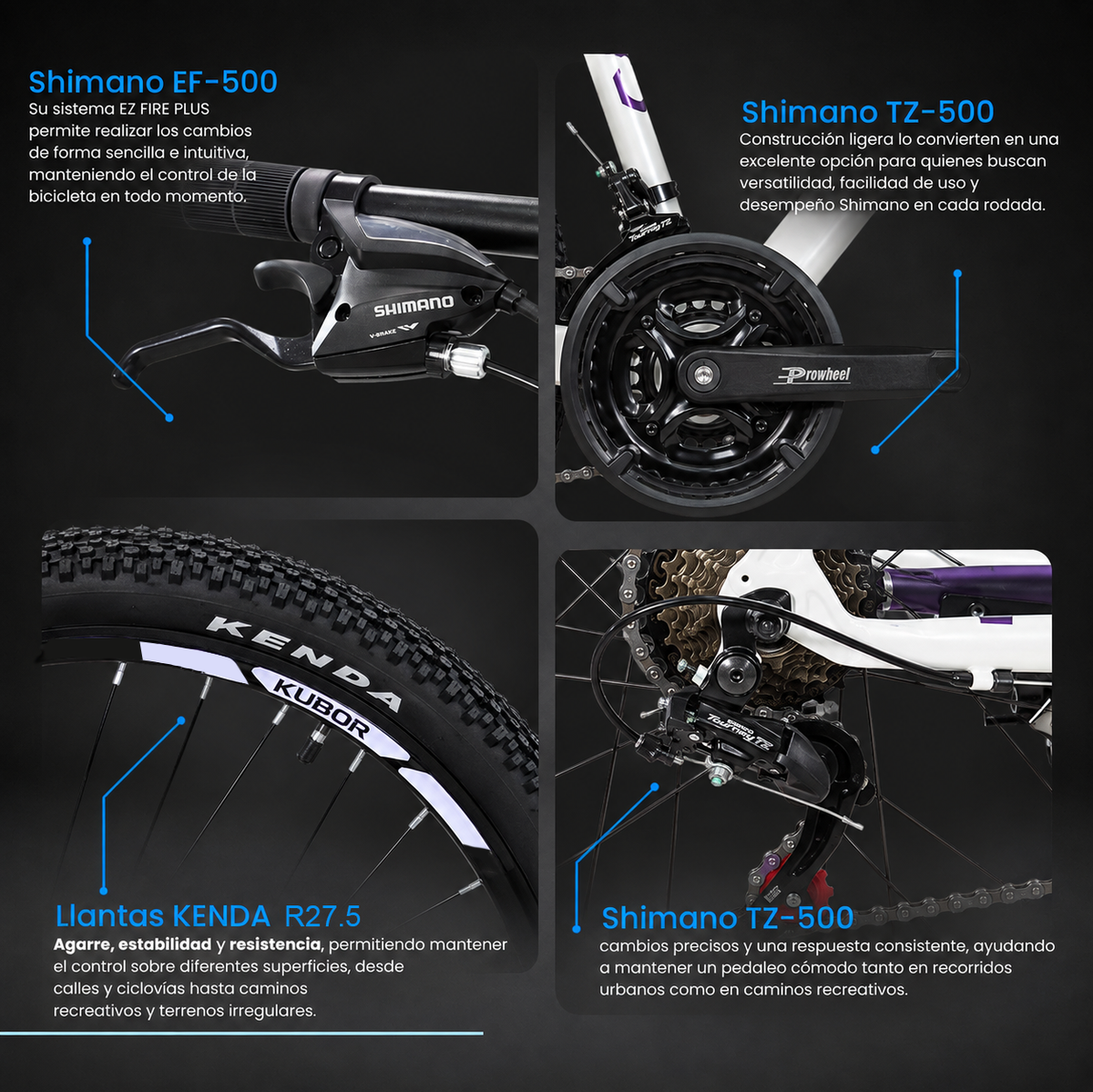 Bicicleta de Montaña Calipso 3 R27.5 21V KUBOR