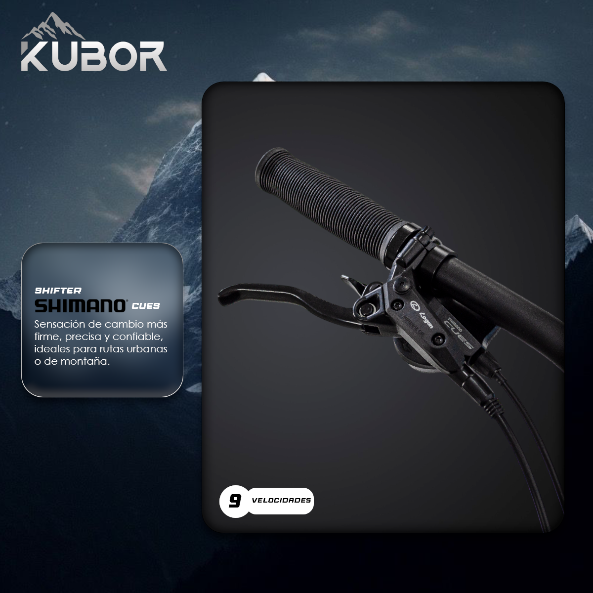 Bicicleta de Montaña Calipso 4 R29 de 9V KUBOR
