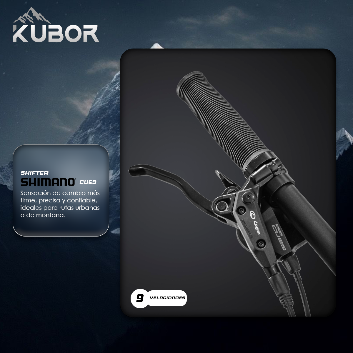 Bicicleta de Montaña Calipso 4 R29 de 9V KUBOR