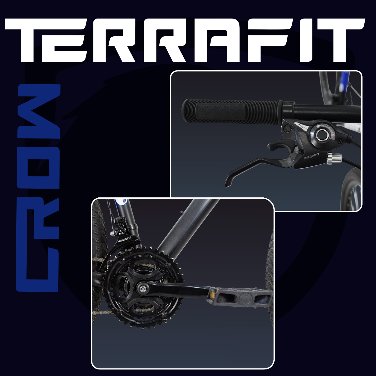 Bicicleta de Montaña Crow R29 de 21V Terrafit