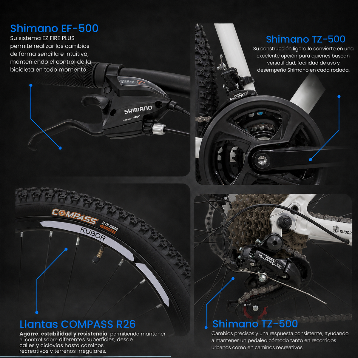Bicicleta de Montaña Cosmo R26 21V KUBOR
