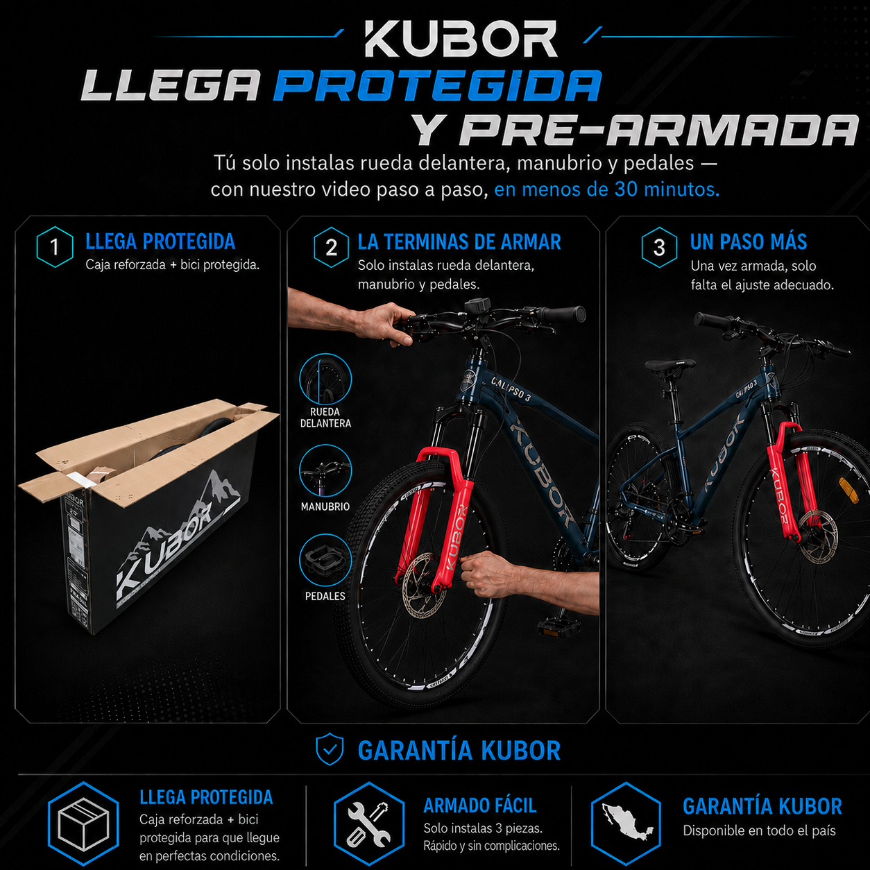 Bicicleta de Montaña Calipso 3 R29 21V KUBOR