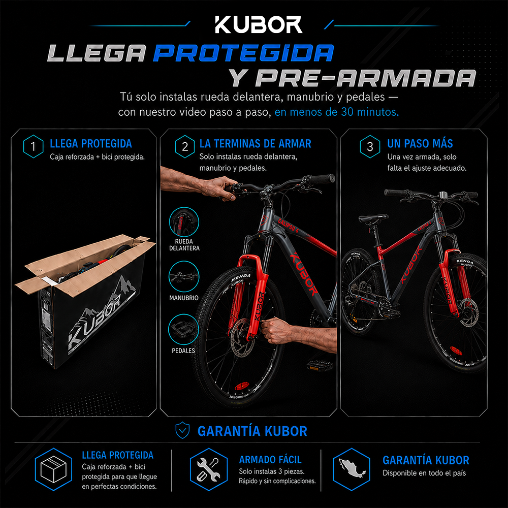 Bicicleta de Montaña Calipso 4 R27.5 9V KUBOR